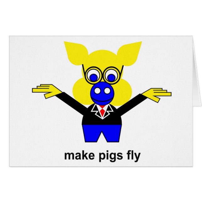 Schweine fliegen (Vorderseite (Horizontal))