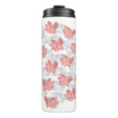 Schweine fliegen Nametrommel Thermosbecher (Vorderseite)