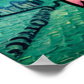 Schweine fliegen poster (Ecke)