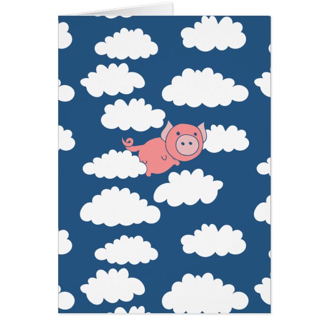 Schweine fliegen Schwein (Vorne)
