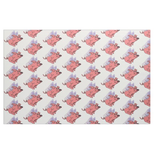 Schweine fliegen stoff (Fat Quarter (45,7 x 55,9 cm))