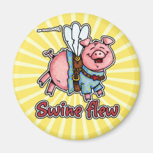 Schweine-Fliegenmagnet Magnet