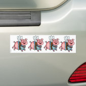 Schweine flogen Einklebebuchaufkleber Autoaufkleber (Auf Auto)