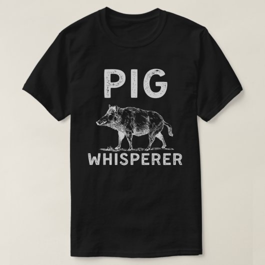 Schweine Flüsterer T-Shirt (Design vorne)