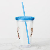 Schweine Fly Acryltrinkbecher (Links)