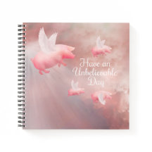 Schweine Fly-an-Unglaubliches Day-Notebook