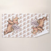 Schweine Fly Badehandtuch (Badehandtuch)