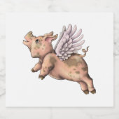 Schweine Fly Bierflaschenetikett (Einzelnes Label)