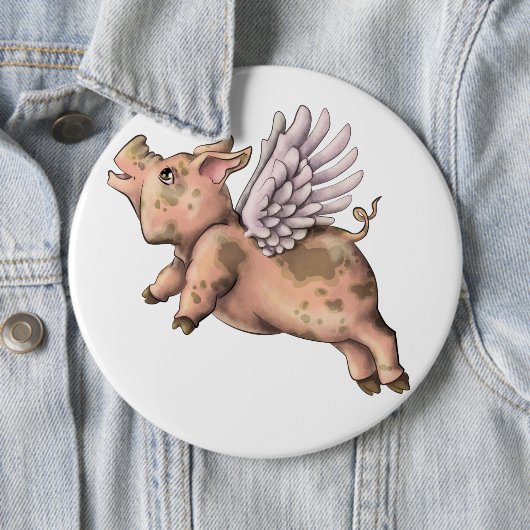 Schweine Fly Button (Beispiel)