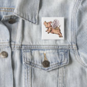 Schweine Fly Button (Beispiel)