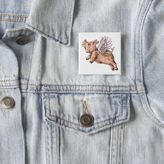 Schweine Fly Button (Beispiel)