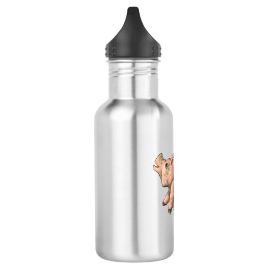 Schweine Fly Edelstahlflasche (Links)