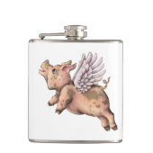 Schweine Fly Flachmann (Vorderseite)