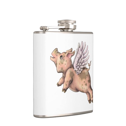 Schweine Fly Flachmann (Rechts)