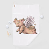 Schweine Fly Golfhandtuch (Insitu)