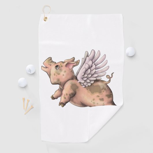 Schweine Fly Golfhandtuch (Insitu)