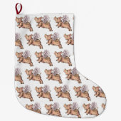 Schweine Fly Großer Weihnachtsstrumpf (Vorderseite)