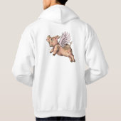 Schweine Fly Hoodie (Rückseite)