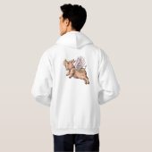 Schweine Fly Hoodie (Schwarz voll)