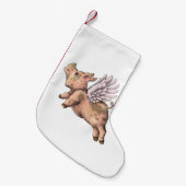 Schweine Fly Kleiner Weihnachtsstrumpf (Vorderansicht (hängend))