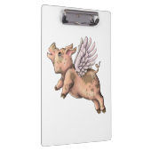 Schweine Fly Klemmbrett (Rechts)