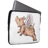 Schweine Fly Laptopschutzhülle (Vorne Rechts)