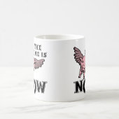 Schweine Fly Now Funny Mug Kaffeetasse (Mittel)