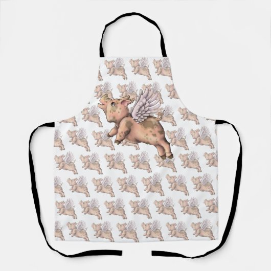 Schweine Fly Schürze (Vorderseite)