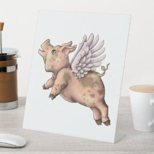 Schweine Fly Sockelschild