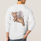 Schweine Fly T-Shirt (Rückseite)