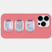 Schweine Flying Past Airplane Window Case-Mate iPhone Hülle (Rückseite (Horizontal))