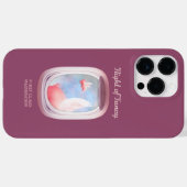 Schweine Flying Past Airplane Window Case-Mate iPhone Hülle (Rückseite (Horizontal))