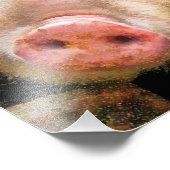 SCHWEINE FOTODRUCK (Ecke)