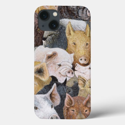 Schweine Galore Case-Mate iPhone Hülle (Rückseite)