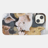 Schweine Galore iPhone Hülle (Rückseite (Horizontal))