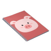Schweine-Geburtstagskinder-Kunst Notizblock (Rechte Seite)