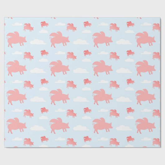 Schweine Geschenkpapier (Flach)