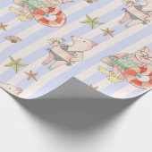 Schweine Geschenkpapier (Ecke)
