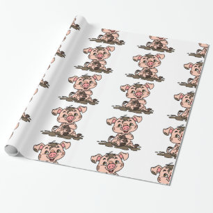 Schweine-Geschenkpapier Geschenkpapier