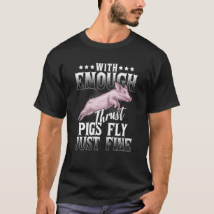Schweine-Grafik für Frauen Kinder Schwein 10 T-Shirt