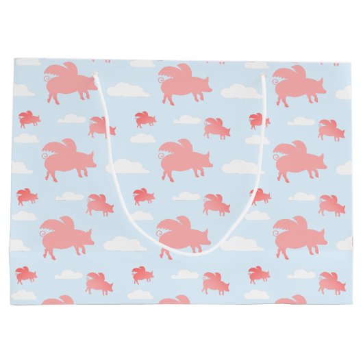 Schweine Große Geschenktüte (Rückseite)