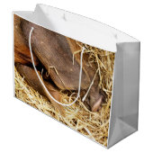 SCHWEINE GROßE GESCHENKTÜTE (Rückseite Schrägansicht)