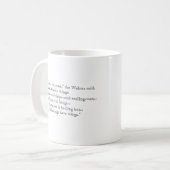 Schweine haben Flügel Tasse (Vorderseite Links)