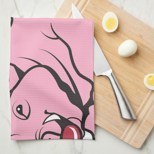 Schweine Handtuch (Viertel Falte)