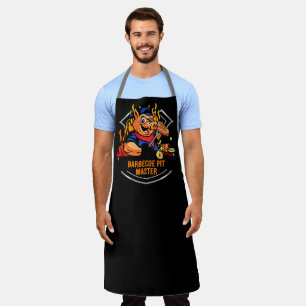 Schweine-Hog-Barbecue-Pit-Master-Spaß Schürze