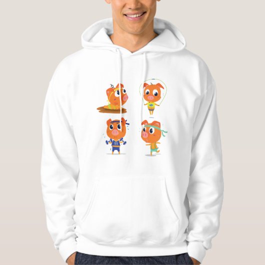 Schweine Hoodie (Vorderseite)