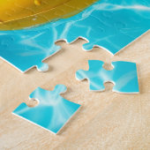 Schweine im Pool im Urlaub Puzzle (Seite)