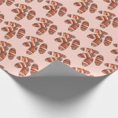 Schweine in Blankets Bacon Sausage UK British Food Geschenkpapier (Ecke)