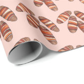Schweine in Blankets Bacon Sausage UK British Food Geschenkpapier (Rolleneckpunkt)