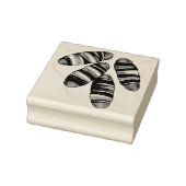 Schweine in Blankets Bacon Sausage UK British Food Gummistempel (Stempel)